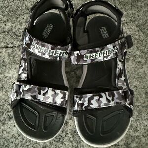 Skechers® S Lights® Hypno-Splash Sun Breaks Boys' Light-Up Sandals 2Y